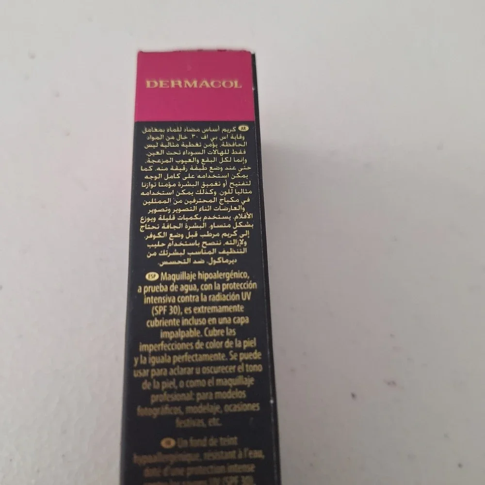 Dermacol Make-up Cover Waterproof Hypoallergenic SPF 30 Shade:218